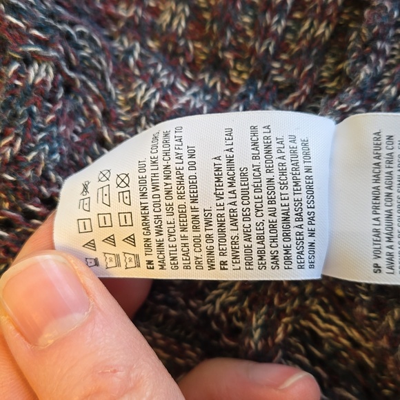 American Eagle Multicolor Cardigan Sweater, Women's Large, Great Condition - Picture 6 of 9